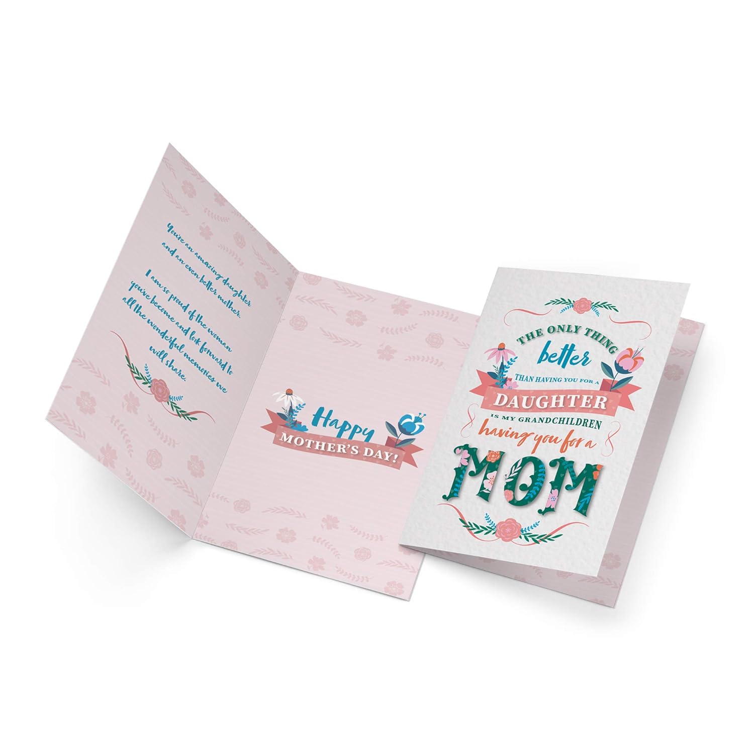 Mother'S Day Card For Daughter, Made In America, Eco-Friendly, Thick Card Stock With Premium Envelope 5In X 7.75In, Packaged In Protective Mailer