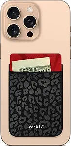 Stick-On Fabric Phone Wallet, Cute Card Holder for iPhone Case - Pocket Style