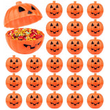 24 Pcs Pumpkin Halloween Treat Containers For Halloween Scavenger Hunt, Pumpkin Trick Or Treat Candy Boxes For Party Favors Hunt Supplies