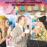 Boho Rainbow Baby Shower Feud Quiz - Family Friendly Group Game For Mother To Be Party Night