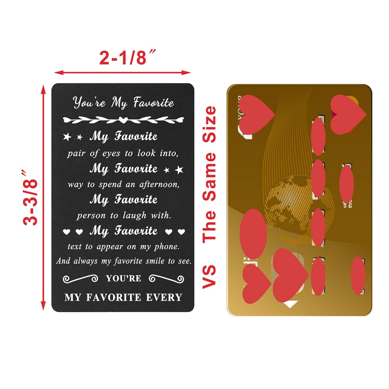 Wife Christmas Card, Wedding Anniversary Birthday Gifts For Her Fiancee, Engagement Proposal Gifts For Her, Love Wallet Card