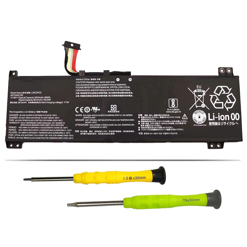 L20C4Pc0 Laptop Battery Replacement For Lenovo Ideapad Gaming 3-15Ach6 Legion