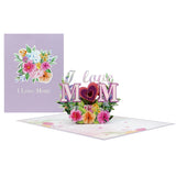 - Mom’S Special Day 3D Pop-Up Card - 6"X8" Floral Love Bloom, Surprise Unique Way To Say ‘I Love You’, For Her Smile On Birthdays & Beyond, Cherished Moments With Mama