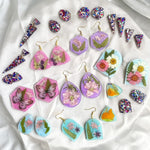 Earrings Molds With Varieties Of Shapes And Sizes, 171Pcs Resin Jewelry Making Kit, Stud Dangle Drop Earrings Resin Molds With Hole