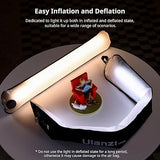 20W Bi Color Inflatable Tube Light Portable Handheld Magnetic LED Video Streaming Photography Light