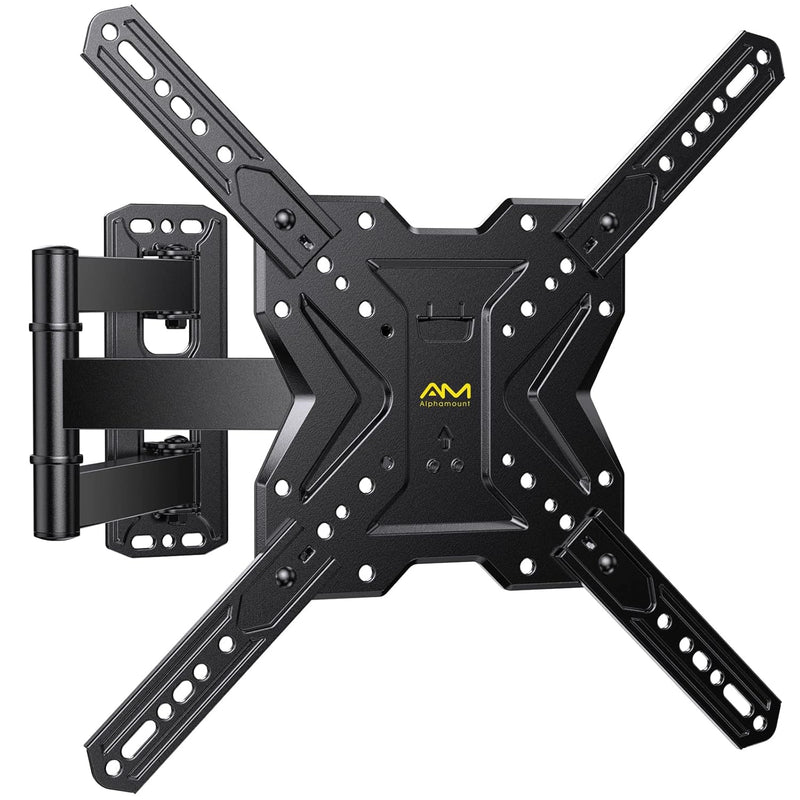 Tv Wall Mount For Most 26-60 Inch Flat/Curved Tvs Up To 77Lbs, Full Motion Wal