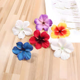 Stargleam 100Pcs/Lot Spring Silk Orchid Artificial Flower Heads Gladiolus Cymbidium Flowers For Wedding Decoration (Royal Blue)