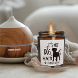 Beagle Dog Candle, Beagle Gifts For Women, Beagle Mom Gifts, Beagle Gifts For Beagle Lovers,Beagle Mom Gifts, It'S Not Dog Hair It'S Beagle Glitter Scented Candles