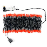 Halloween Lights 100 Counts, Orange Christmas Lights Indoor Outdoor,Black Wire Connectable Of Lighting String,Decoration