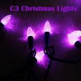 C3 Outdoor Christmas Lights, 18Ft 50 Led Commercial Grade String Lights For Patio Garden Home Halloween Xmas Tree Holida