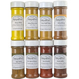 Hansa Yellow, Ochre, Sienna, Umber Pigment Set For Oil Paint, Watercolor, Acrylic, Epoxy Resin, Encaustic, Concrete, Dry Powder Artist Grade, 4.5 Fl Oz (Pack Of 8)