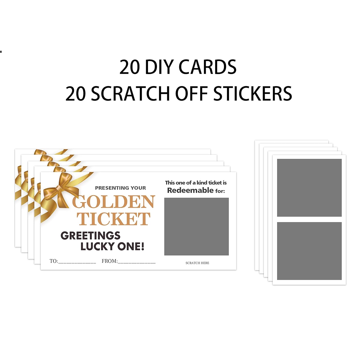 Scratch Valentines Day Card, Love Coupons, Love Note Scratch Off Cards, 20 Pieces Valentine'S Day Anniversary Greeting Card, Diy Valentines, Romantic Gifts For Husband, Wife, Lovers, Kids(A05)