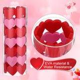 56 Pcs Valentine'S Day Heart Vase Filler Heart Valentine Home Decor Pink And Red Vase Filler Indoor Decor For Tiered Tray And Table Centerpiece Decorations