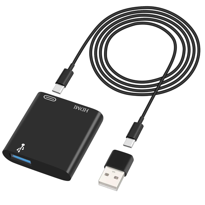 Usb C To Hdmi Adapter, Usb C Digital Av Adapter 1080P Video & Audio Sync Scree