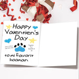 Funny Pun Dog Valentines Day Card, Best Gift Ideas For Dog Cat Lover Owner