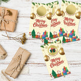 50 Pcs Merry Christmas Scratch Off Game Cards, Christmas Themed Party Supplies, Funny Holiday Scratch Cards For Lottery Group Games Activity, Raffle Tickets For Birthday Party