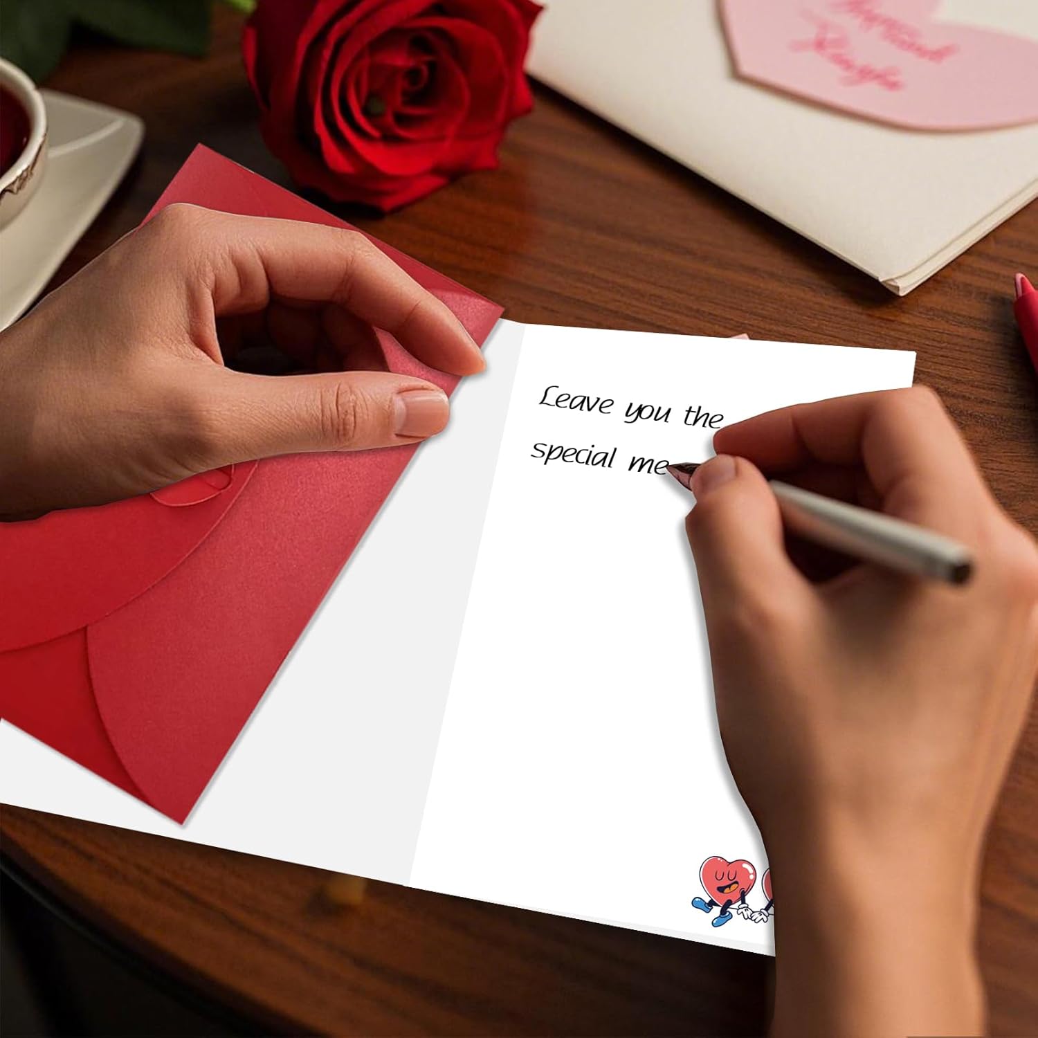 Teacher Valentine'S Day Card Teacher Gift Card Teacher Appreciation Cards For Women Men Thank You Teacher Valentine'S Day Greeting Card With Envelope For Pre-K Preschool Kindergarten Teacher
