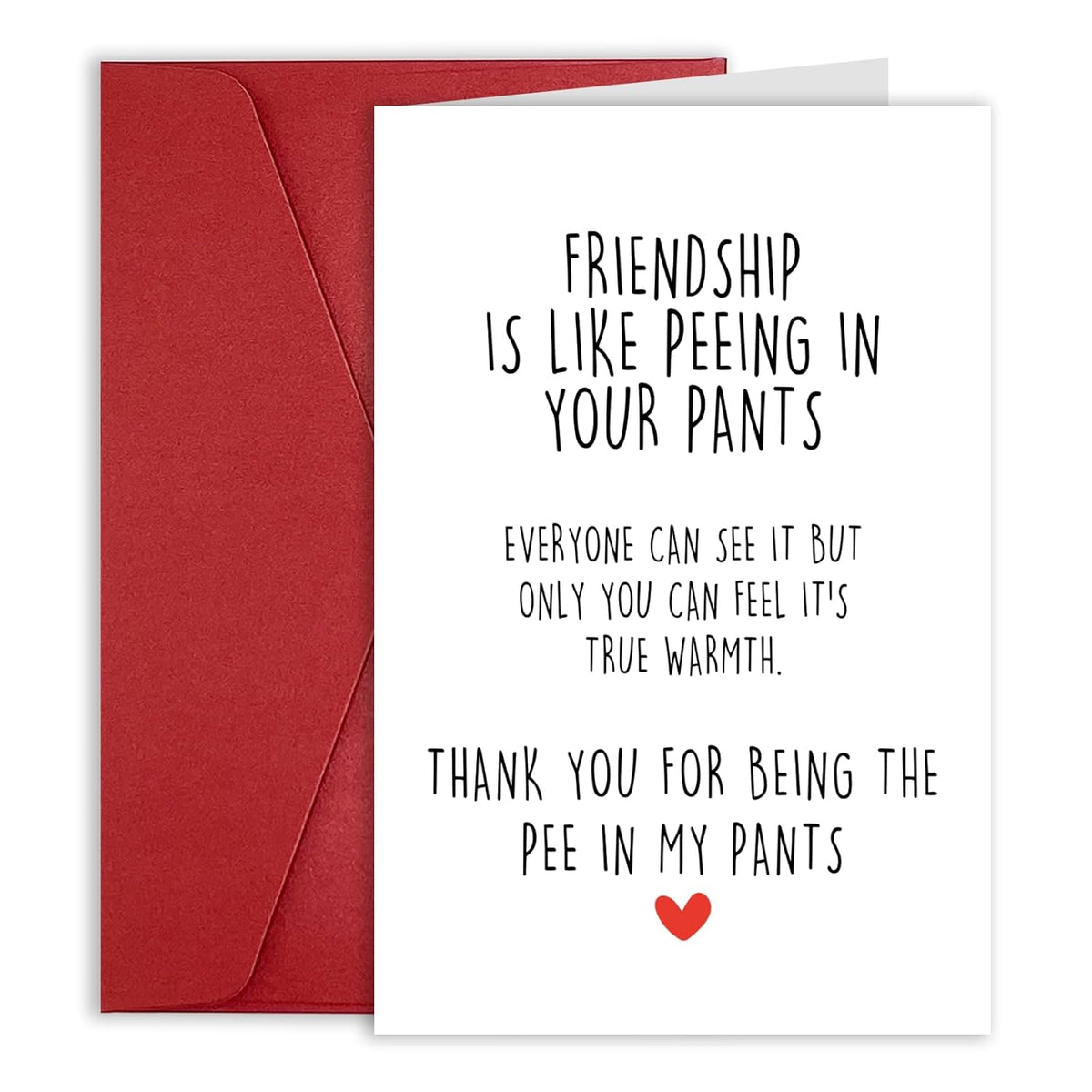 Funny Best Friend Birthday Card, Friendship Day Card For Men Women, Cute Bestie Best Friends Valentine'S Day Card, Friendship Gift For Her, Friendship Thank You Card For Him Her