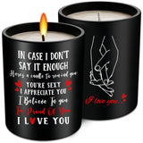 Valentiens Day Gifts For Her Or Him, Romantic Anniversary Wedding Birthday Valentines Gifts For Women Men, Girlfriend Boyfriend Wife Husbandgift, Long Lasting Vanilla Lavender Scented Candle 10Oz