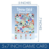 Winter Party Games - Word Search, Picture Hunt, Word Scramble, Picture Quiz - 4 Game Bundle, Winter Wonderland Party