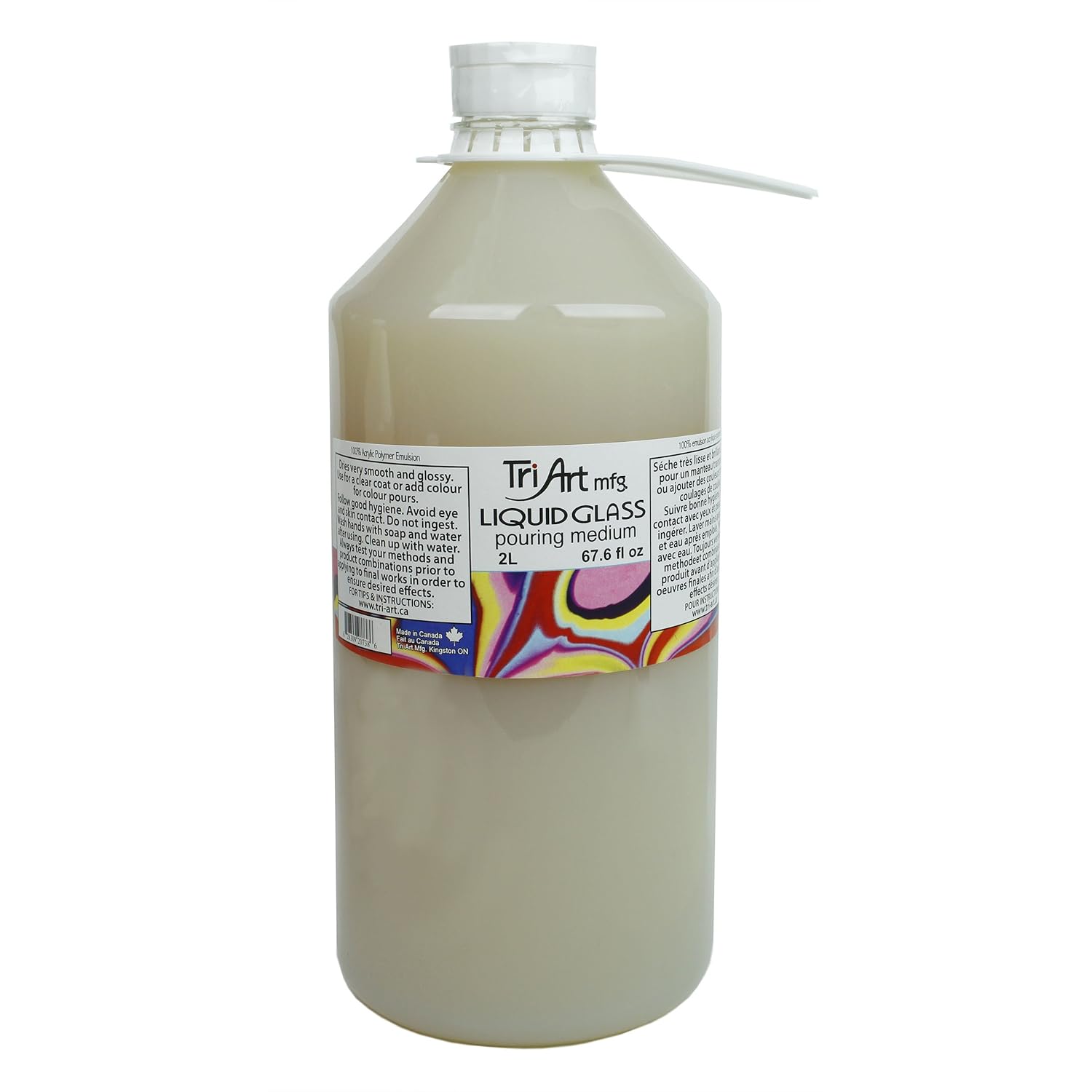 Tri-Art 20738 Liquid Glass Pouring Medium 2L