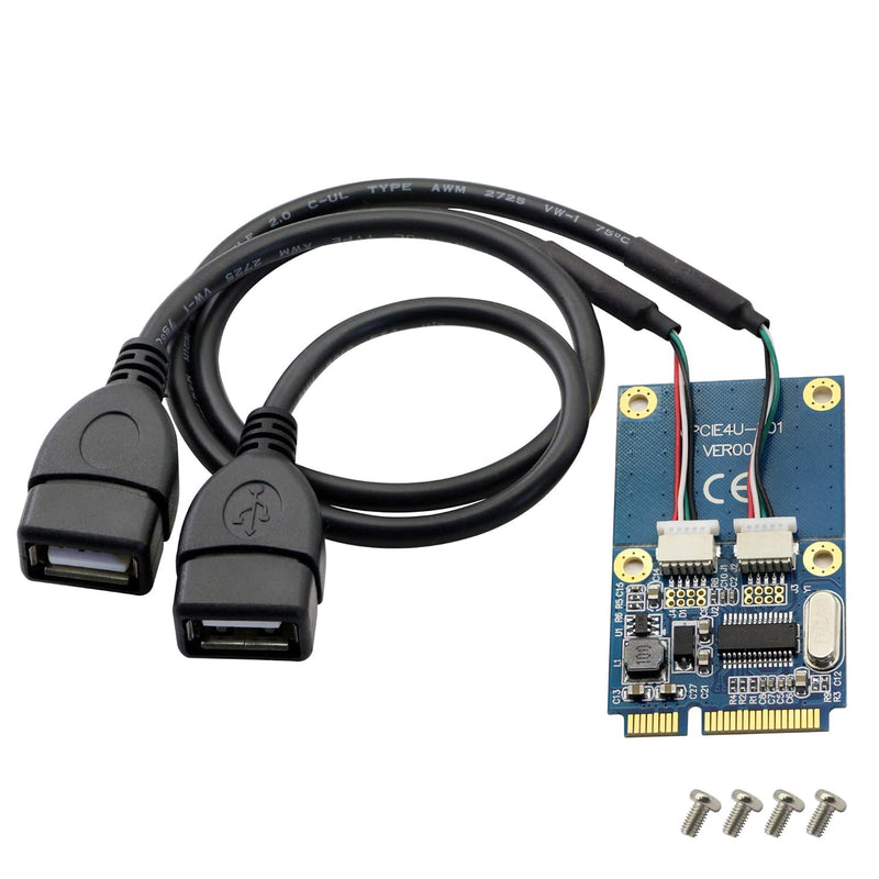 Mini Pci-E To Dual 5 Pin 2 Prots Usb Adapter,Mini Pci Express To 5 Pin 2 Port