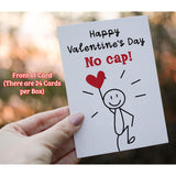 Valentines Day Cards For Kids School Classroom Exchange – 24 Pack Flat Cards 4X6 With 24 Red Envelopes & Stickers, 12 Cute Figure Designs, Trendy Theme - Valentines Day Gifts For Boys, Girls