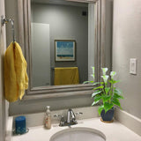 Artificial Flower Calla Lily Faux Small Potted Plant With Black Pot Fake Bonsai Flower For Home, Office, Indoor And Outdoor Occasions Decor (White Fake Flower)