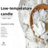 Uv Fluorescent Soy Wax Low Temperature Candles, Low Heat Body Safe Candle For Night Party, Unscented, 104 °F, 5 Oz (Purple)