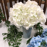 30 Pcs 8 Inch Big Silk Hydrangea Heads Artificial Flowers Heads With Stems Fake Hydrangea Flowers For Décor