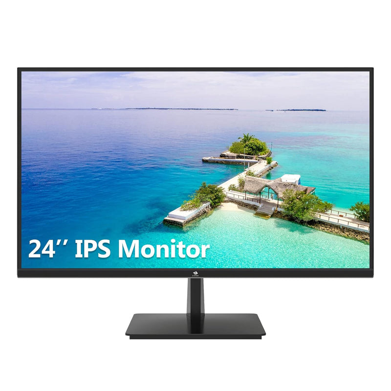 24 Inch Monitor, Z-Edge Computer Monitor, Full Hd 1920 X 1080P Ips Display 75H