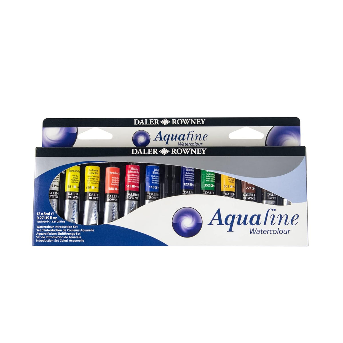 Aquafine Watercolour Introduction Set-12 X 8 Ml Tubes, Assorted