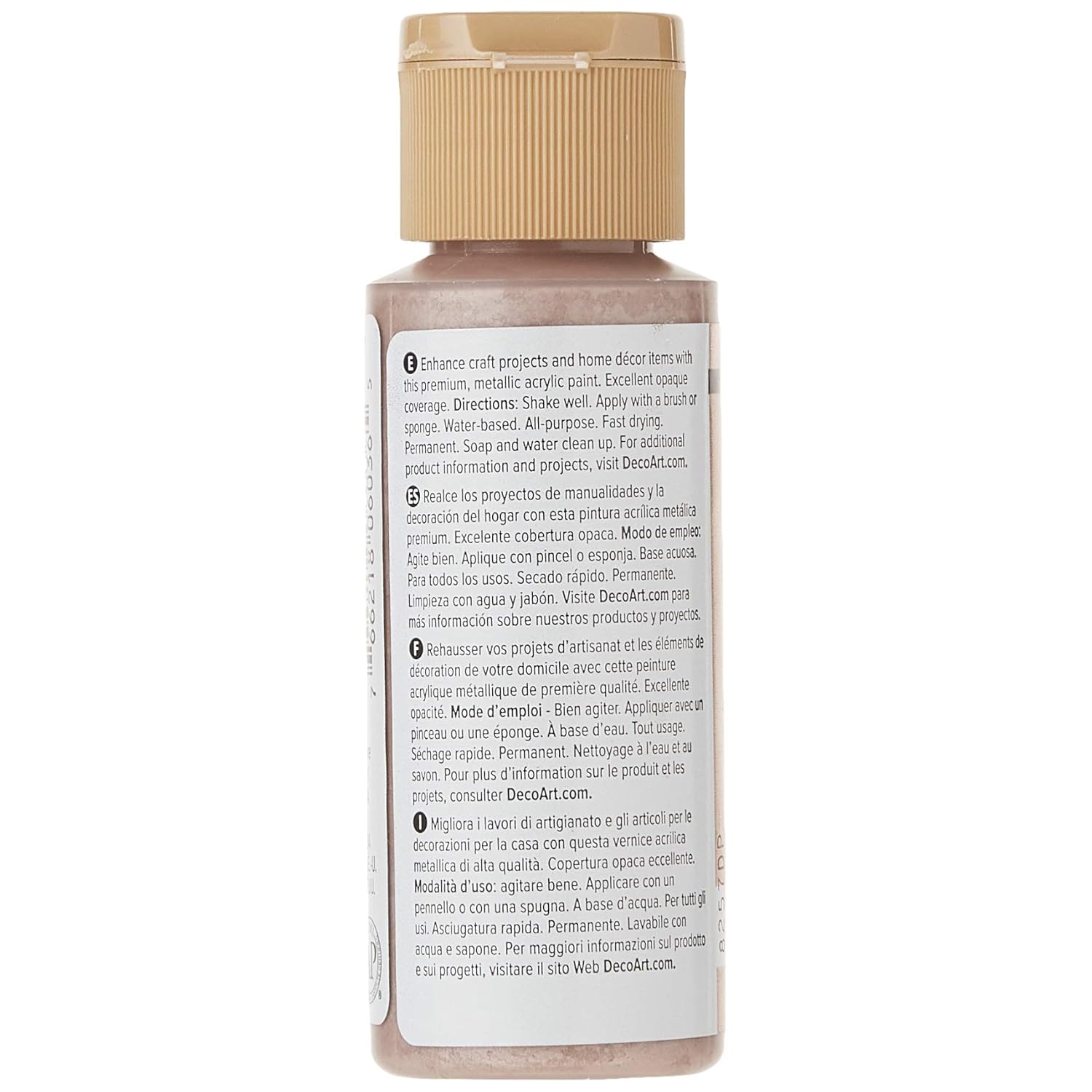 Dazzling Metallics Acrylic Paint 2oz-Mink Pearl
