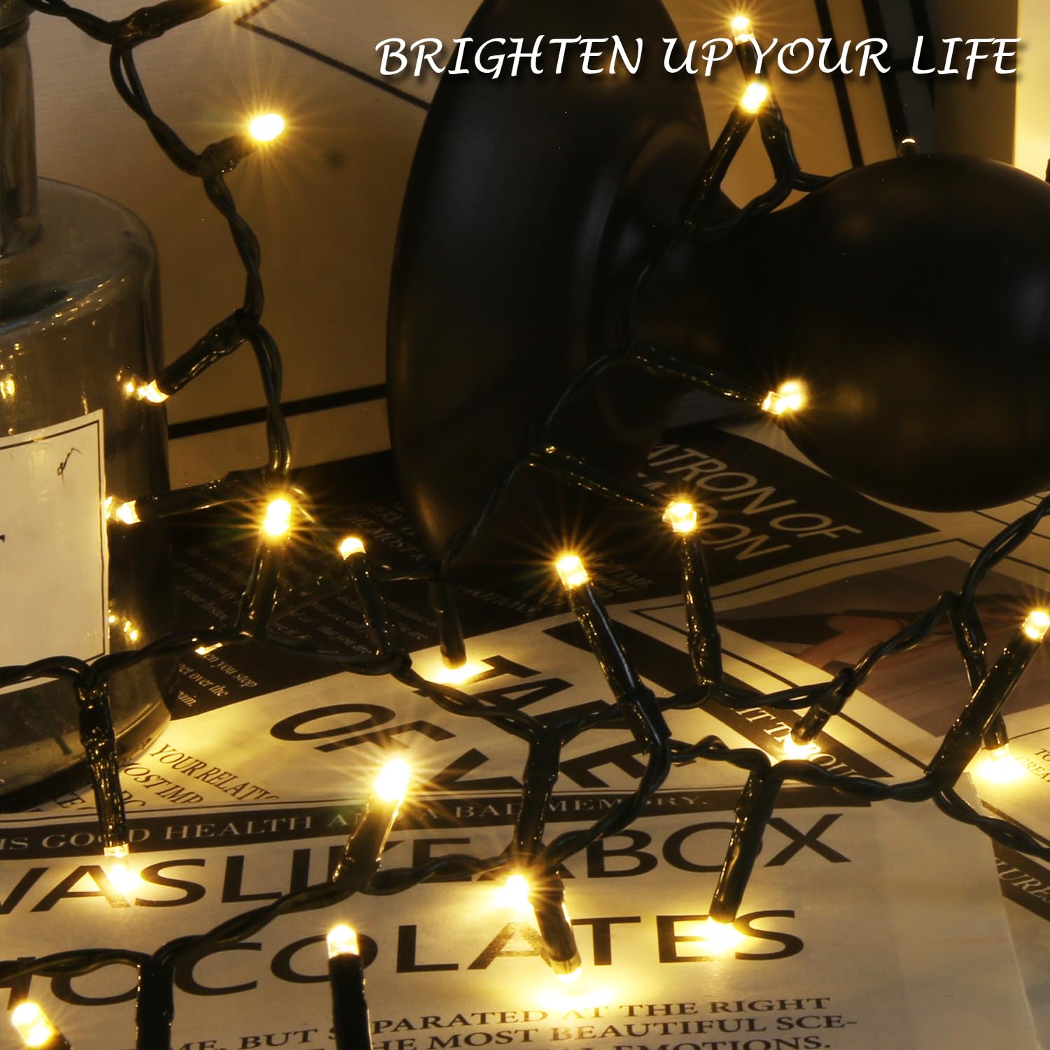 2 Pack 10.8Ft 120Led Christmas Fairy Lights, Twinkle Light Battery Operated With 8 Modes, Timer & Memory Function For In