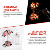 String Lights Christmas Led Lights Cute Snowman Design Decorations Cozy Decor 6.56Ft 20Led For Christmas Tree Winter Par