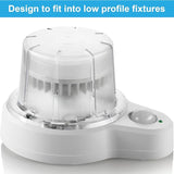GU24 LED Puck Light Bulb 10W 1100 Lumens 4000K Natural White Low Profile Squat UL Listed