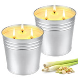 Citronella Candles Outdoor, Large Citronella Candle For Home Patio, 3 Wicks Natural Soy Candle For Summer, 200 Hours Long Lasting Burn Outside Candles For Garden, Yard Balcony, Summer Camping