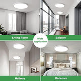 15.8 Inch LED Flush Mount Ceiling Light 3480LM 3CCT Round Flat Panel Fixture