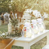 Wedding Party Favors For Guests Bulk Including Mini Heart Shaped Candles Empty Matches Jars With Cork Top Thank You Cards And Organza Bags For Diy Wedding Bridal Shower Party Guests Souvenir Gift (25)