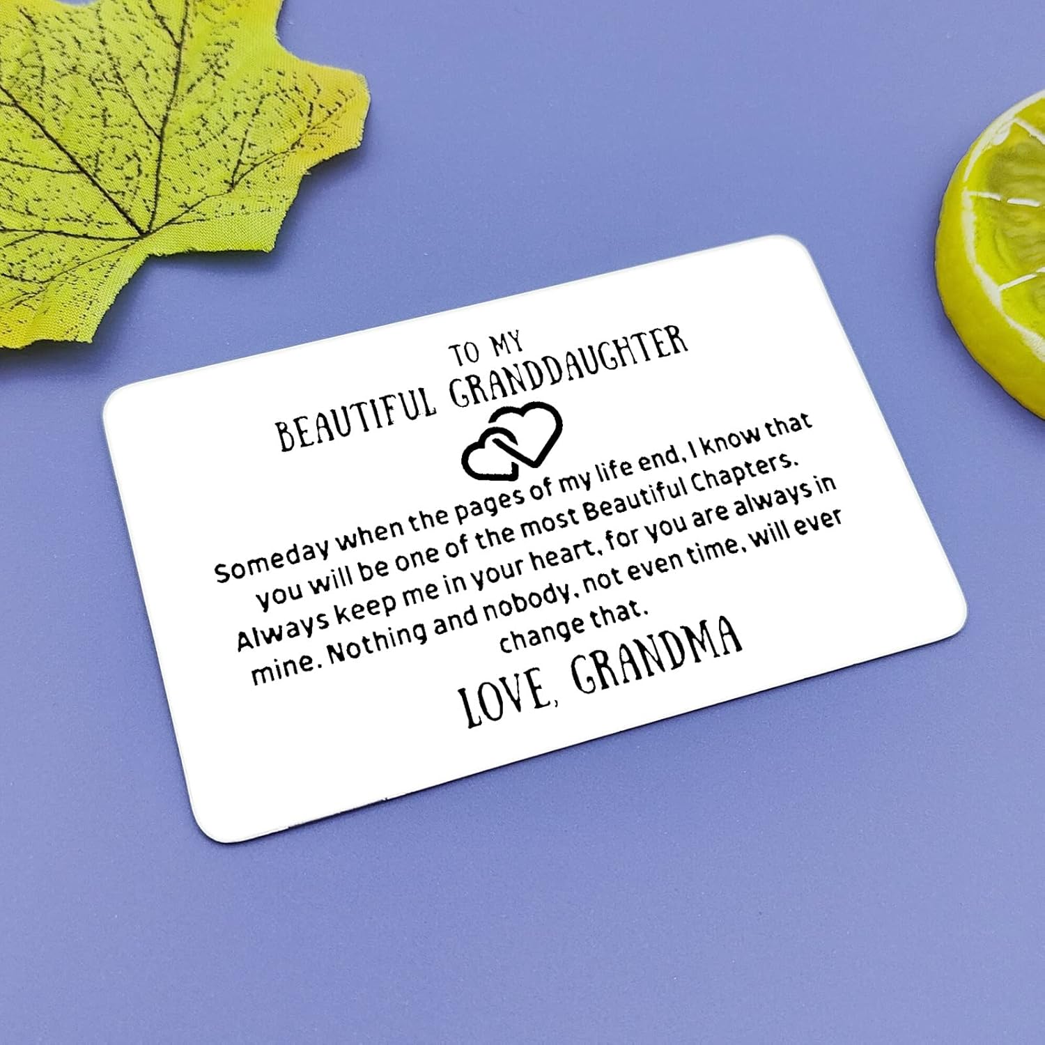 Granddaughter Gifts From Grandma Engraved Wallet Insert Card Graduation Birthday Gifts For Granddaughter Christmas Thanksgiving Gifts For Granddaughter Best Granddaughter Gifts