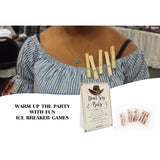 Cowboy Don'T Say Baby Game ?1 Sign And 50 Mini Natural Clothespins?Don'T Say Baby Baby Shower Game, Baby Shower Decorations, Baby Shower Games Gender Neutral, Rustic Country Western Baby Shower (Ds13)