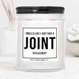 You Nique Designs Joint Replacement Candle - Hip Surgery, After Knee Surgery Gifts For Women, Knee Replacement, Hip Replacement Candles, Knee Surgery Recovery Gifts (Mahogany Teakwood)