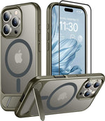 iPhone 16 Pro Max Case, MagSafe, Kickstand, Shockproof, Slim Matte, 6.9"