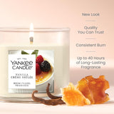 Yankee Candle Small Tumbler Scented Candle with up to 40 Hour Burn Time, Premium Plant Wax Blend for Consistent Burn, 4.3 oz Tumbler Candle with Room Filling Fragrance, Vanilla Crème Brûlée