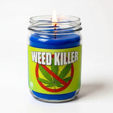 Weed Killer Candle By 12Oz All Natural Soy Smoke And Odor Eliminating Candle (Removes Cannabis Weed Smoke Smell) Soy Wax 12Oz Candle… N