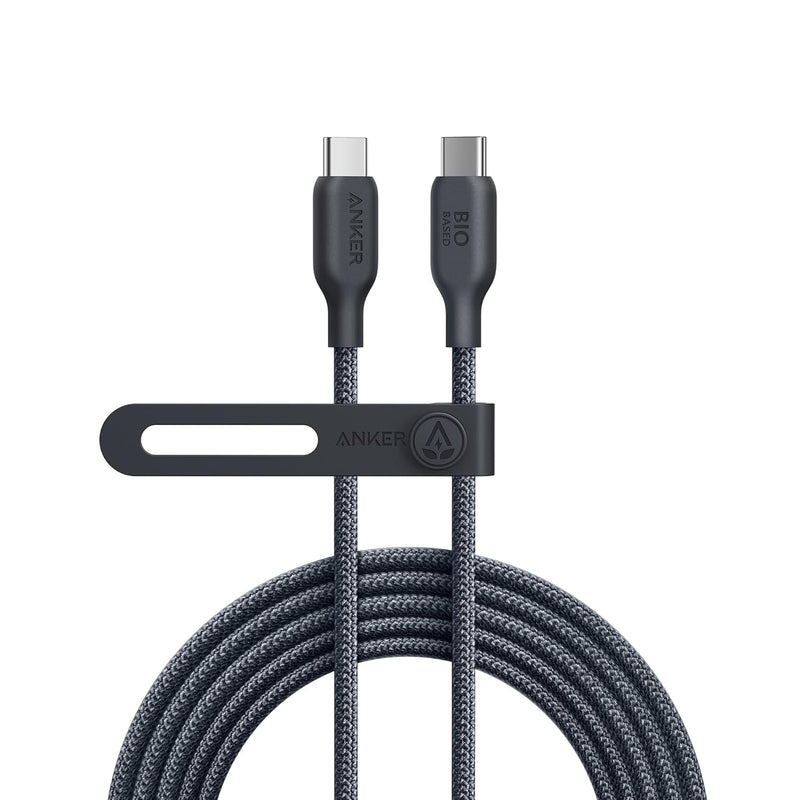 Anker USB C to USB C Cable (240W,10ft), Bio-Braided USB C Charger Cable Fast C