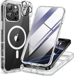 iPhone 16 Pro Case, Full-Body, Glass Protector, MagSafe, Drop Proof, 6.3"