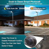 240W LED Parking Lot Light 38400LM 5000K Dusk to Dawn Outdoor Flood Light with Adjustable Wall Pole Mount