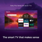 Roku - 55" Class Plus Series QLED 4K Smart RokuTV