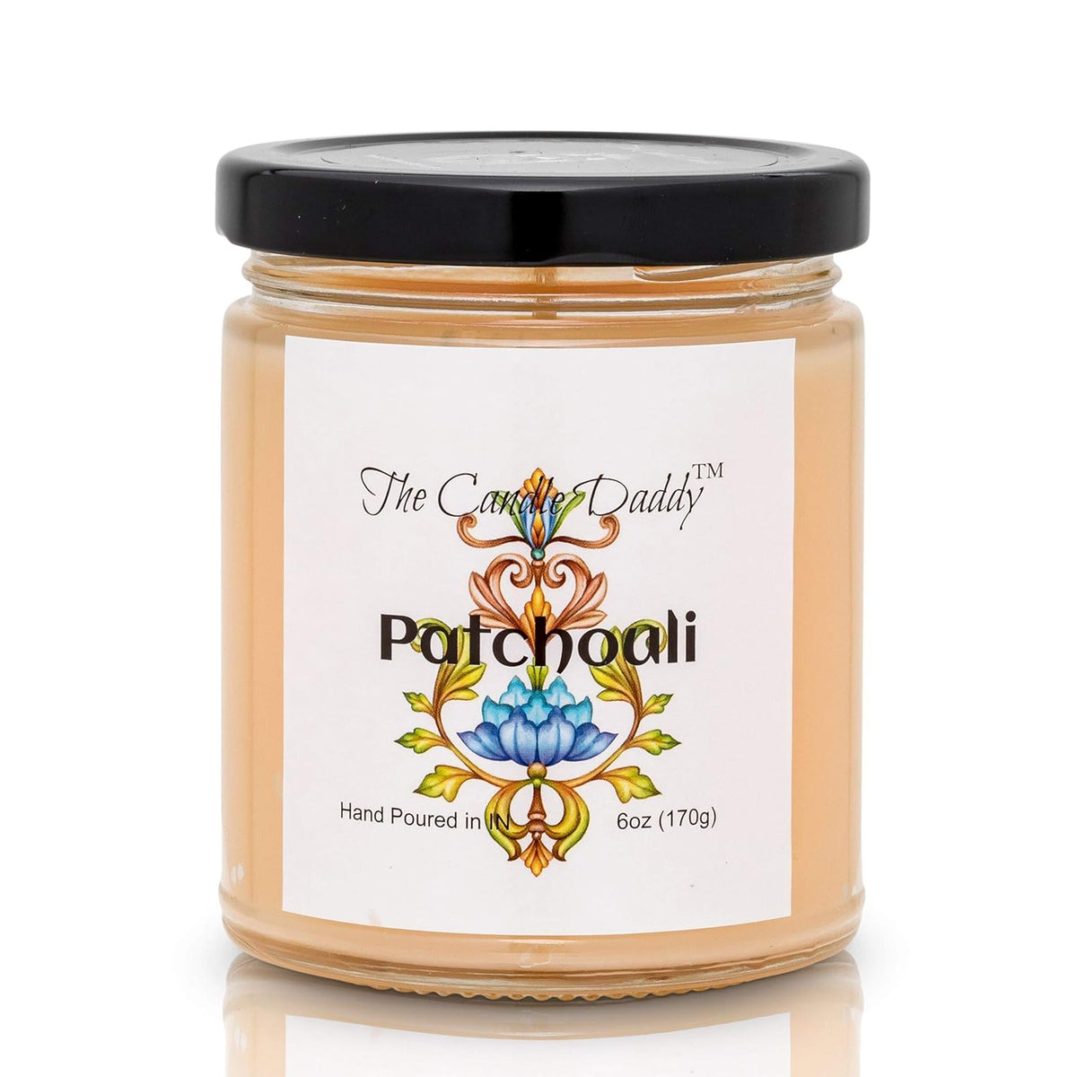 Patchouli Scented Candle - Inscense- 6 Ounce Jar Candle